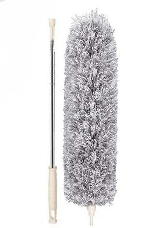 DMAYA Fan Cleaner Brush with Long Rod Flexible Fan Cleaning Mop Microfiber Dust Cleaner Foldable Duster for Home Cleaning Microfiber Duster for Cleaning of Home, Kitchen, Car, Ceiling - Image 1
